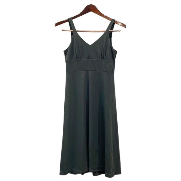 Kuhl Prima Knit Sleeveless Outdoor A-line Dress Dark Olive Green women’s Sz Sm - Picture 3 of 9